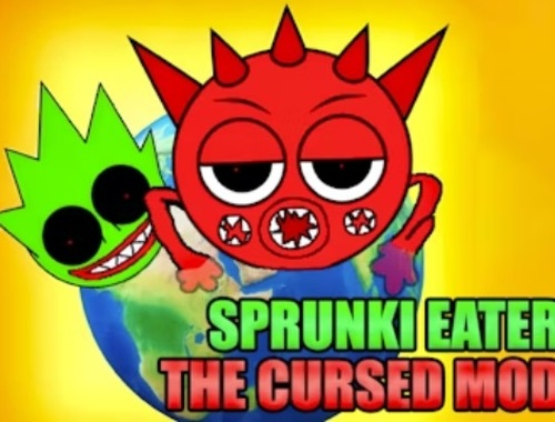Гульня Sprunki Eater пракляты мод  онлайн