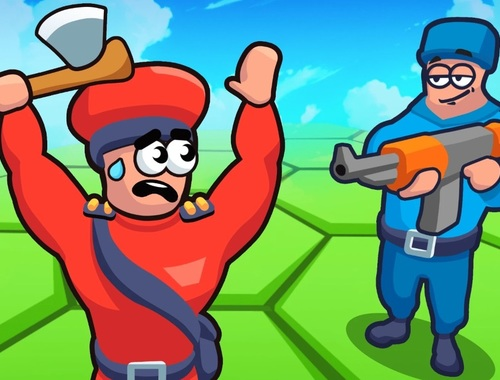 Гульня Плітка HEX Свет: чырвоны супраць сіні  онлайн