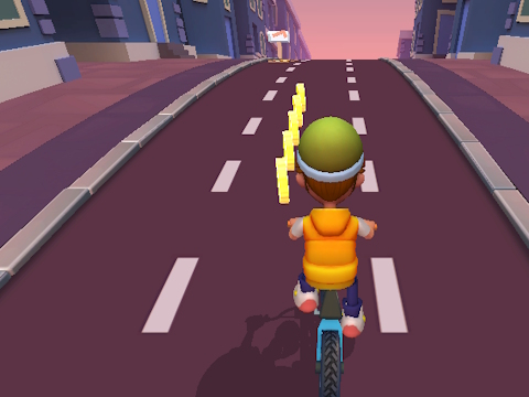 Гульня Paper Boy Race Running Game  онлайн