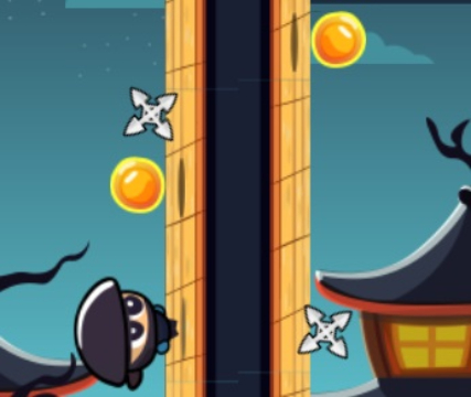 Гульня Ninja poof  онлайн