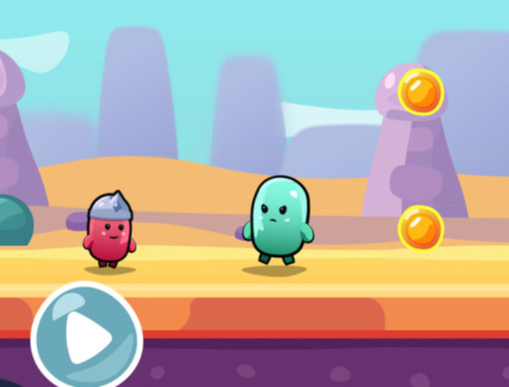 Гульня Slime Runner  онлайн