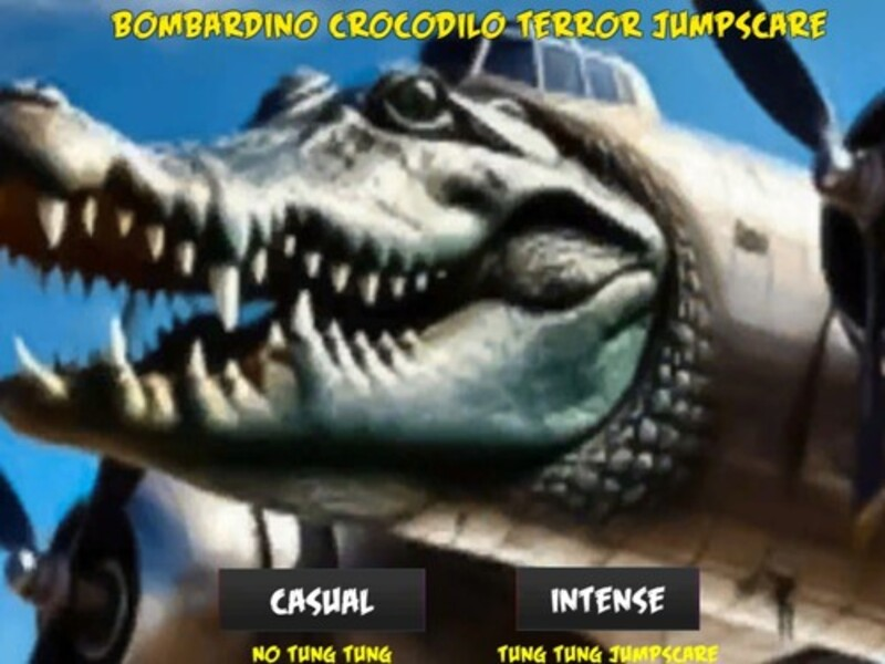 Гульня Crocodile Bombardino: страшны скачок онлайн