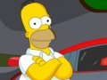 Гульня Аўтазапарка Simpsons  онлайн