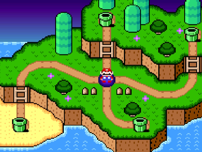 Гульня Свет Super Mario: Легенда пра чатыры ключы онлайн