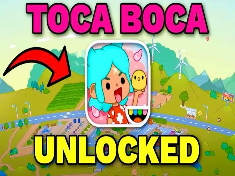 Гульня Toca Boca Усё разблакіравана онлайн