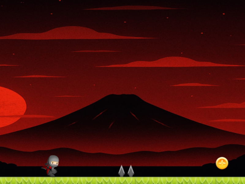 Гульня Схаваны спрынт: Ninja Run онлайн