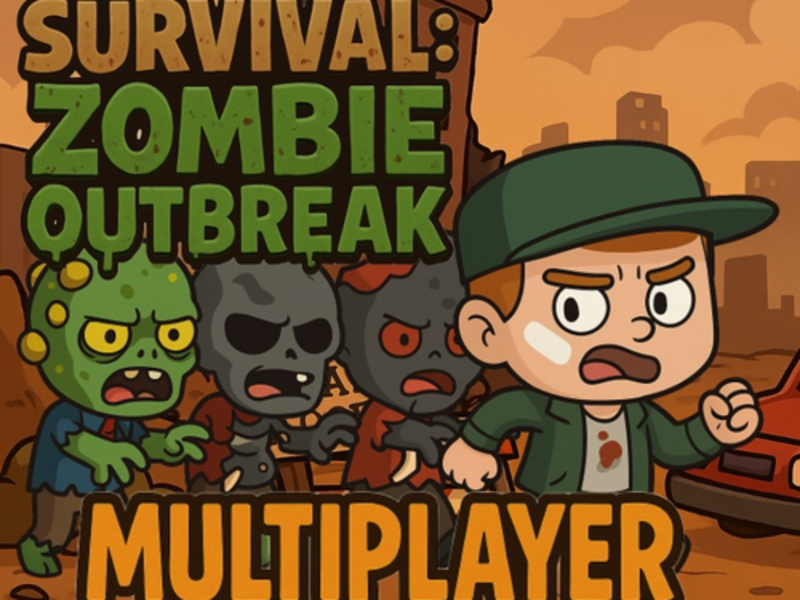 Гульня Выжыванне: Flash Zombies Multiplayer онлайн