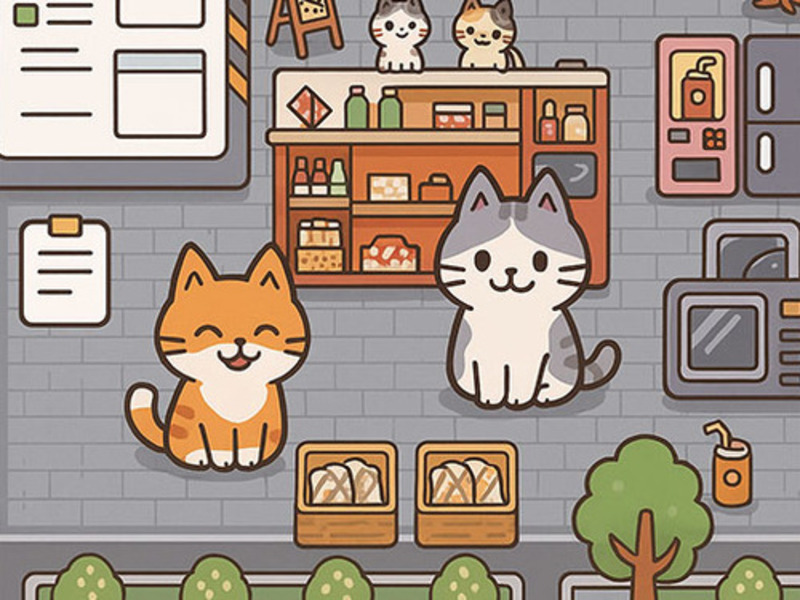 Гульня Cat Mini Restaurant онлайн