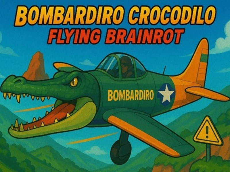 Гульня Лятучы Bombardiro Crocodile онлайн